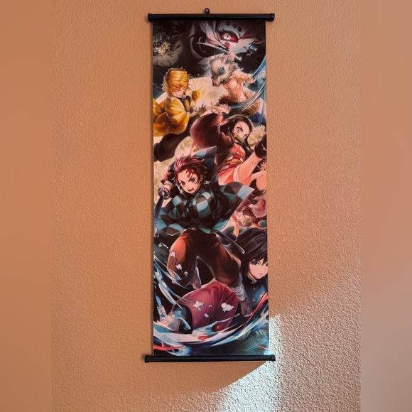 Demon Slayer Wall Scroll - Picture 1 of 3